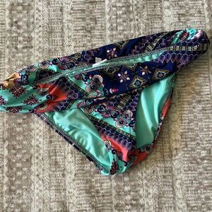 Cremieux Size small multicolor Swim suit bottom  Bikini bottom